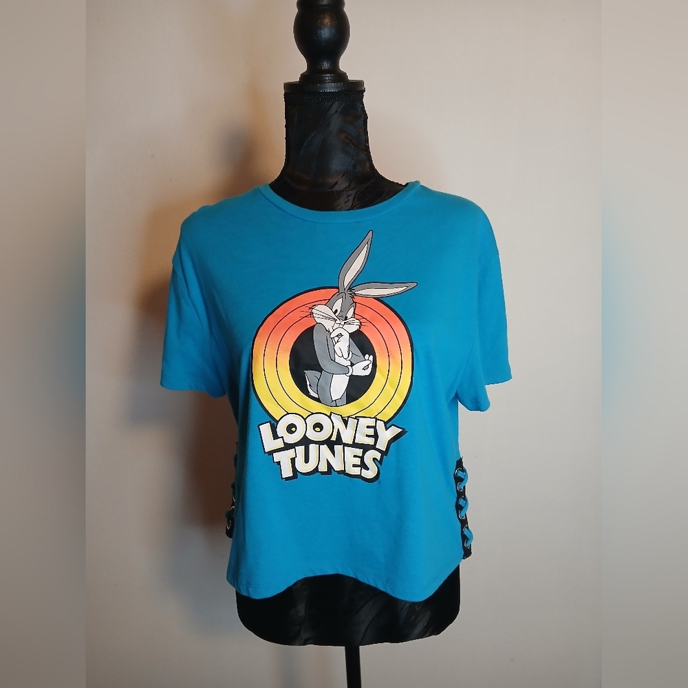 Warner Bros. Space Jam Blue and Orange Tee